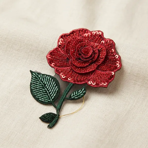 Red_Zari_Flower_Patches
