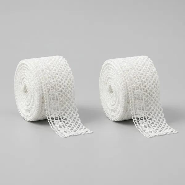 White_Dyeable_Milky_Lace_3_Inch_Width_Per_Meter_-_Pack_of_2_Meters