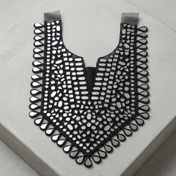 Black_Zari_Mirror_Work_Neck_Yoke_Patch