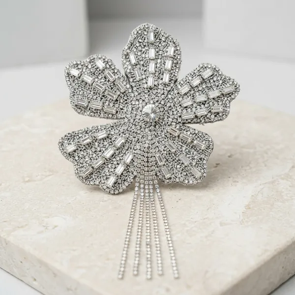 Silver_Zari_Zircon_Chain_Detail_Decorative_Patch