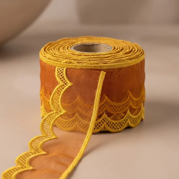 Yellow_Zari_Gpo_Organza_Fabric_Lace_13.5_Meter