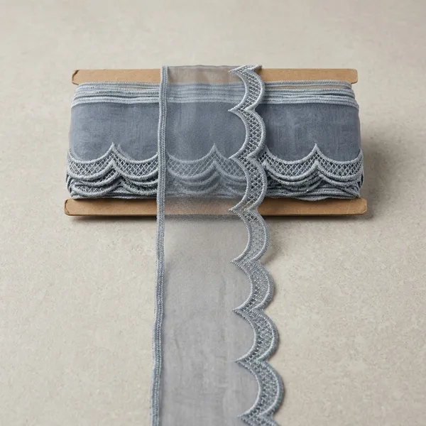 Gray_Zari_Gpo_Organza_Fabric_Lace_13.5_Meter