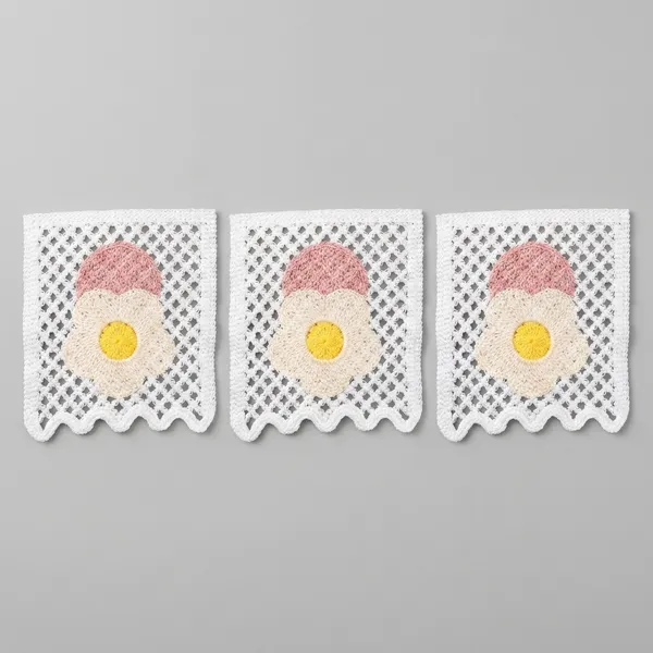 White_Crochet_Openwork_Pocket_Patch_For_Women_-_Pack_of_3