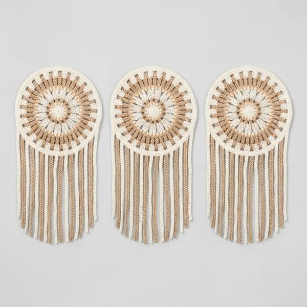 Beige_White_Zari_Crochet_Openwork_Pocket_Patch_For_Women_-_Pack_of_3