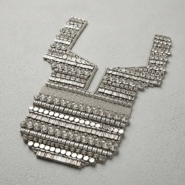 Silver_Zari_Embellished_Neck_Yoke_Patch