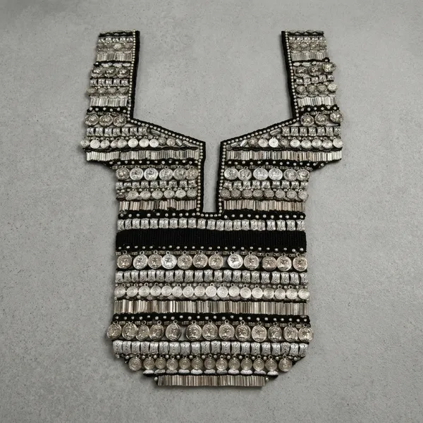 Black_&_Silver_Zari_Embellished_Neck_Yoke_Patch