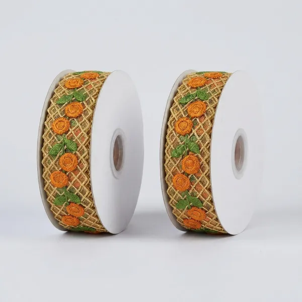 Orange_Zari_Floral_Lace_Trim_1-Inch_Border_-_Pack_of_2_Meters