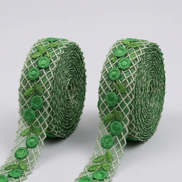 Green_Zari_Floral_Lace_Trim_1-Inch_Border_-_Pack_of_2_Meters