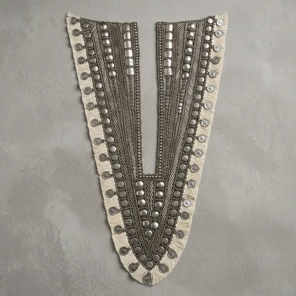 Grey_&_Silver_Zari_Bohemian_Neck_Patch_For_Women