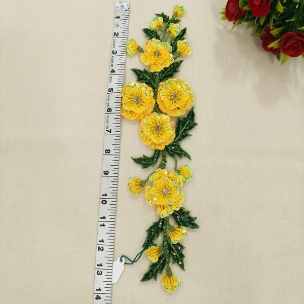 Yellow_Zari_Floral_Botanical_Embroidered_Patch_For_Women