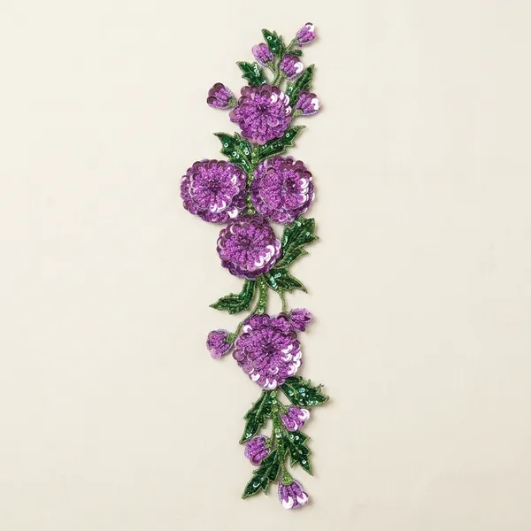 Purple_Zari_Floral_Botanical_Embroidered_Patch_For_Women