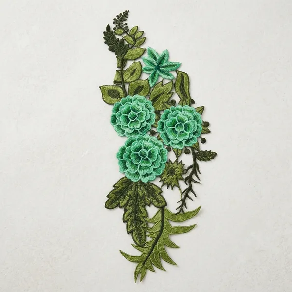 Green_Zari_Floral_Cutwork_Embroidered_Patch_For_Women
