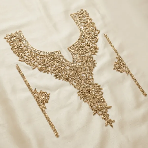 Water_Gold_Zardosi_Zari_Neck_Patch_For_Kurti_And_Suit
