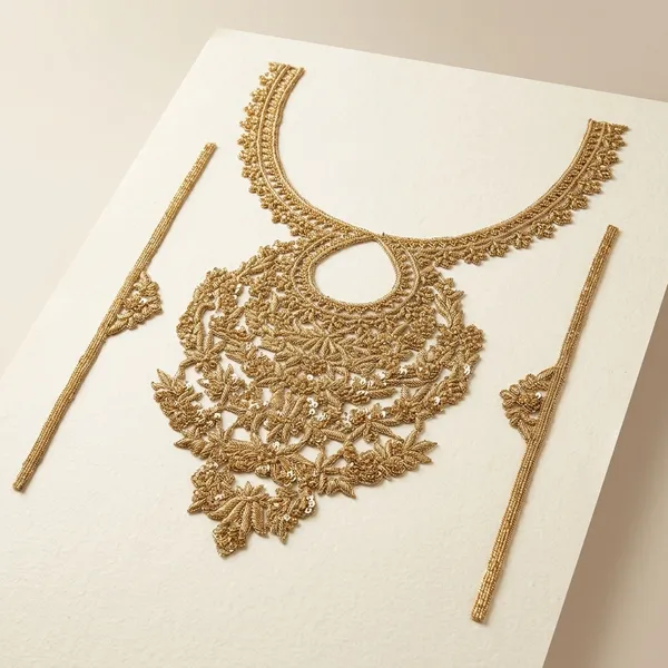 Golden_Zari_Zardosi_Beaded_Neck_Patch_For_Kurti_And_Suits