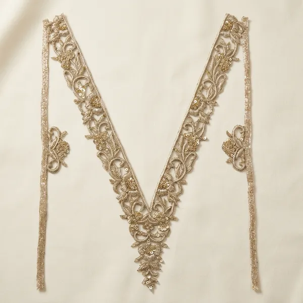 Water_Gold_Zari_Zardosi_Neck_Patch_For_Ethnic_Wear