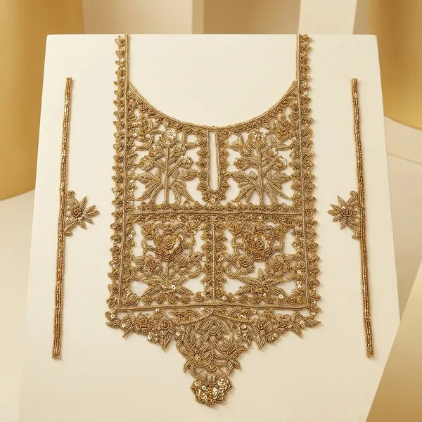 Golden_Zardosi_Neck_Patch_Gold_Thread_Embroidery_For_Women