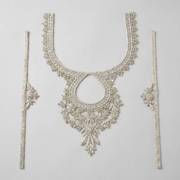 Water_Gold_Zari_Zardosi_Beadwork_Neck_Patch_For_Kurti_And_Suits