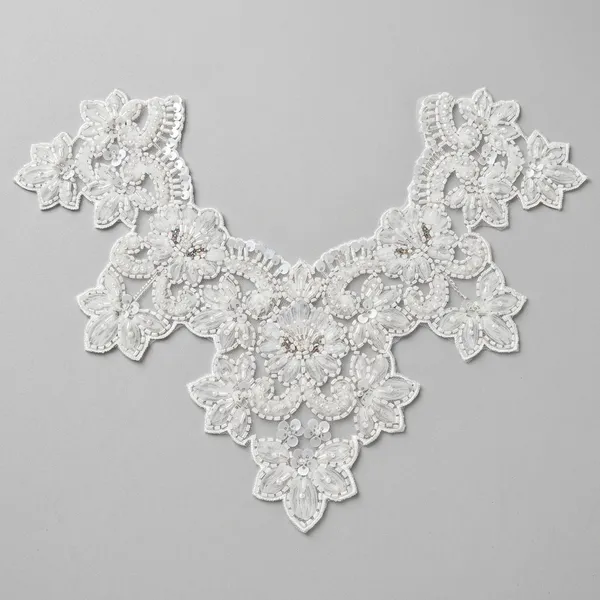 White_Multicolor_Cutdana_Zari_Embellished_Neck_Patch
