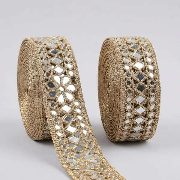 Golden_Zari_Mirror_Lace_For_Dupatta_And_Kurti_-_Pack_of_2_Meters