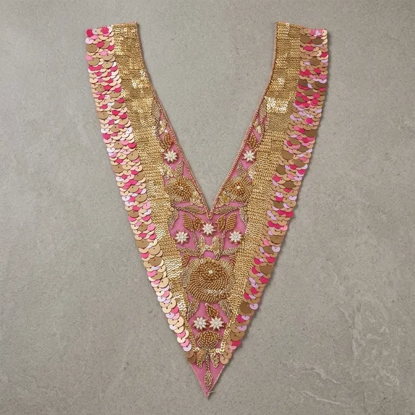Rani_Pink_Zari_Cutdana_Embellished_Neck_Patch_For_Women