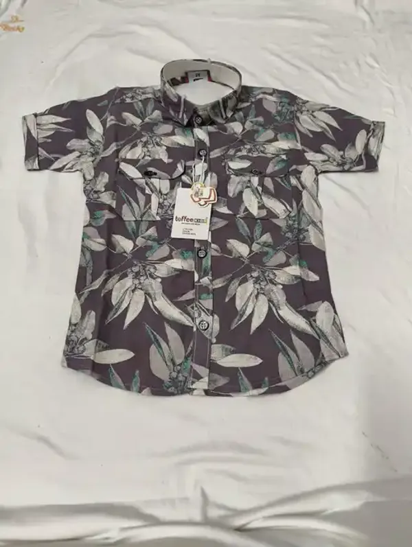 Brown_Cotton_Casual_Shirt_For_Boys