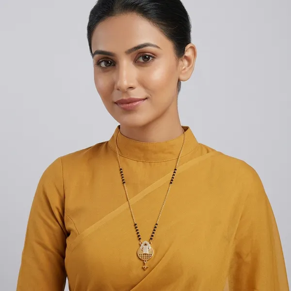Golden_And_Black_Plated_Disc_Pendant_Mangalsutra_For_Women