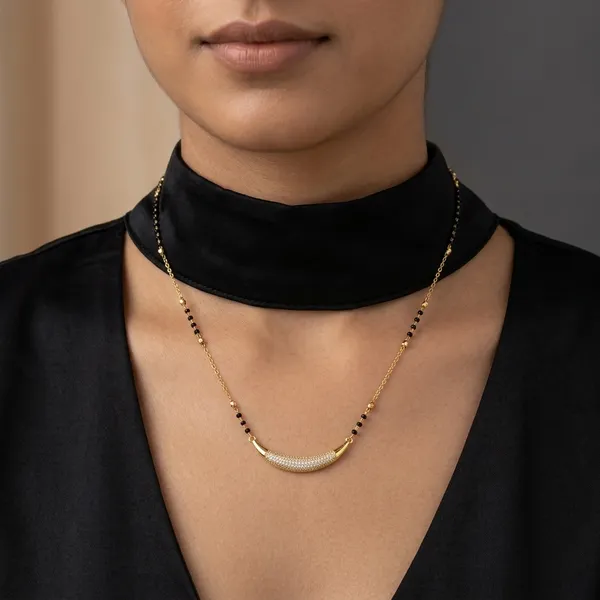 Golden_And_Black_Plated_Curved_Zirconia_Pendant_Mangalsutra_For_Women