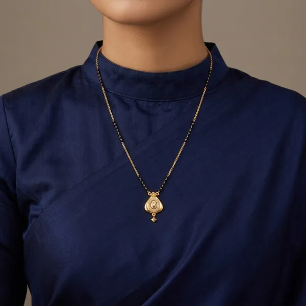 Golden_Black_Plated_Heart_Pendant_Mangalsutra_For_Women