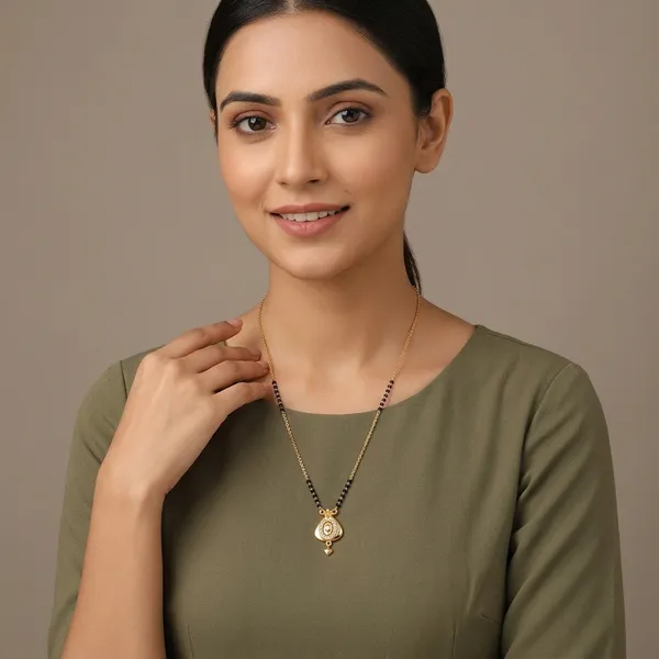 Golden_Black_Plated_Heart_Pendant_Mangalsutra_For_Women