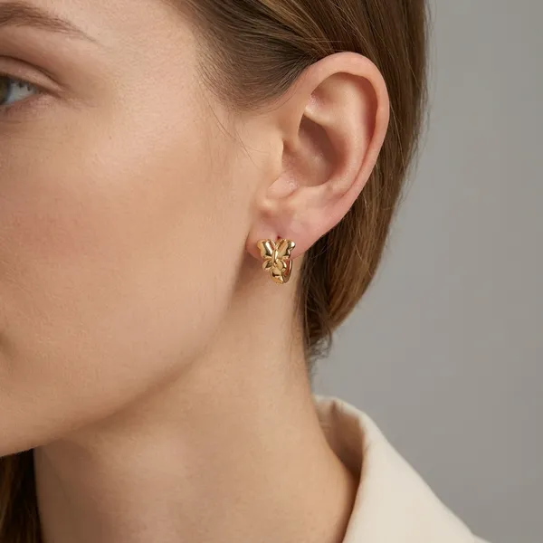 Golden_Plated_Butterfly_Charm_Huggie_Hoop_Earrings_For_Women