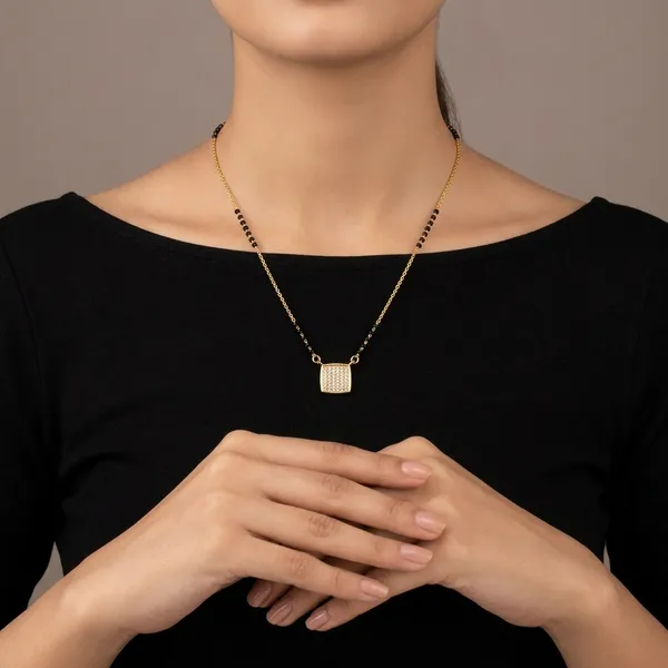 Golden_And_Black_Plated_Square_Crystal_Mangalsutra_For_Women