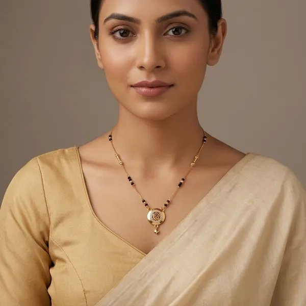 Golden_Black_Plated_Circular_Pendant_Mangalsutra_For_Women