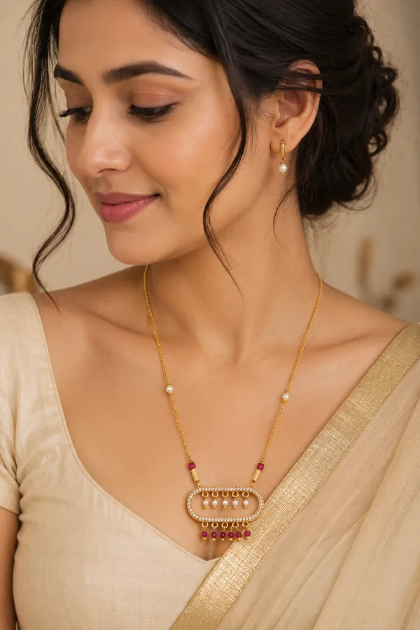 Golden_Plated_Pearl_Ruby_Drop__Mangalsutra_For_Women