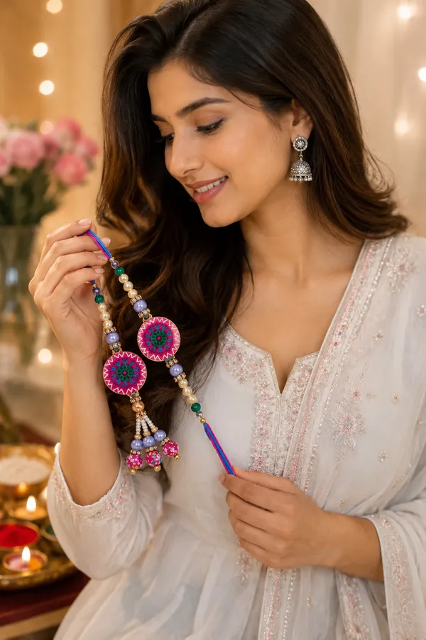 SagarLuxe_Divine_Bond_Rakhi_(Bhaiya_Bhabhi_and_Kids)_for_Women,_Men_&_Children