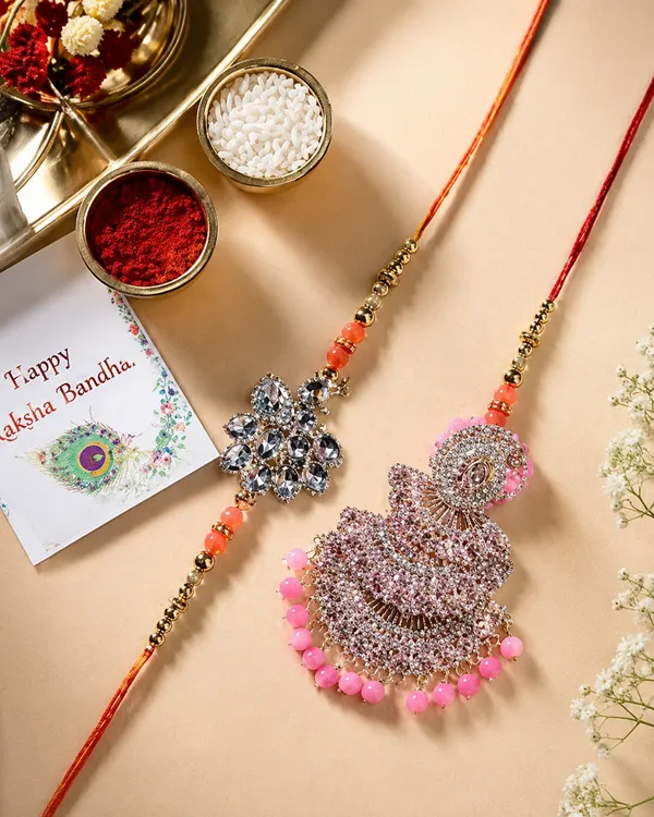 SagarLuxe_Divine_Bond_Rakhi_(Bhaiya_Bhabhi_and_Kids)_for_Women,_Men_&_Children