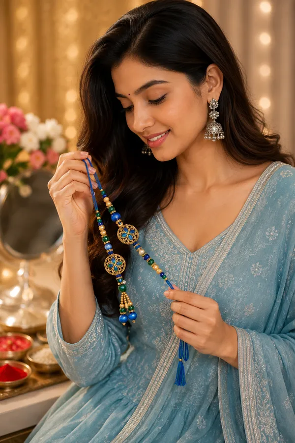 SagarLuxe_Divine_Bond_Rakhi_(Bhaiya_Bhabhi_and_Kids)_for_Women,_Men_&_Children