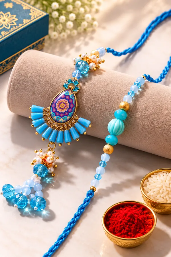 SagarLuxe_Divine_Bond_Rakhi_(Bhaiya_Bhabhi_and_Kids)_for_Women,_Men_&_Children