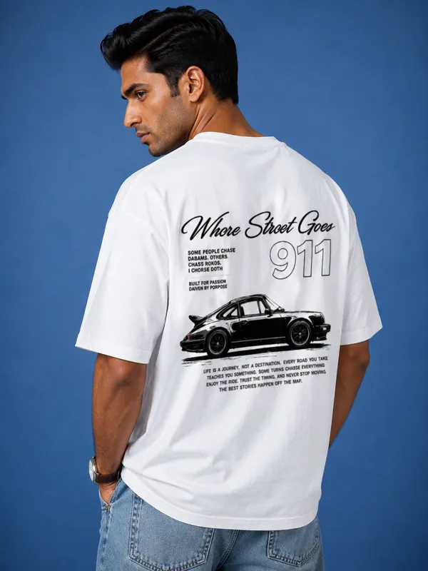 White_Cotton_Oversized_Classic_T_Shirt_For_Men