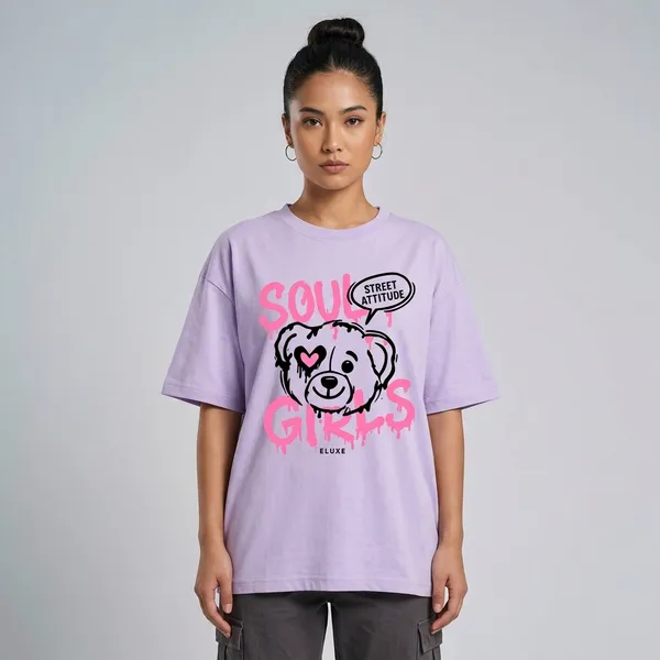 Lavender_Cotton_Oversized_Teddy_Graphic_T_Shirt_For_Women