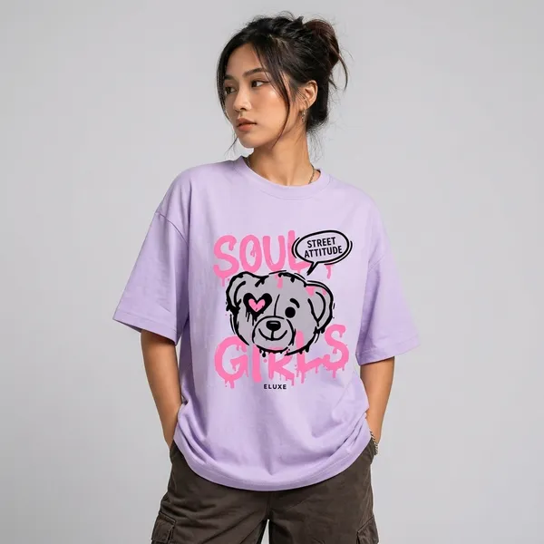 Lavender_Cotton_Oversized_Teddy_Graphic_T_Shirt_For_Women
