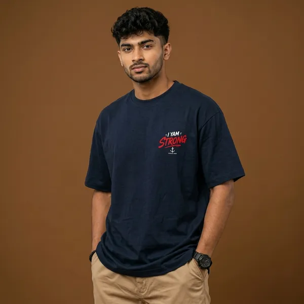 Navy_Blue_Cotton_Oversized_No_Limit_Graphic_T_Shirt_For_Men