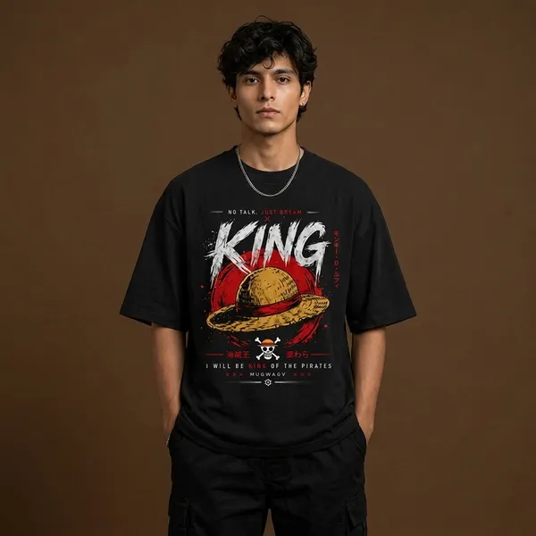 Black_Cotton_Oversized_King_One_Piece_Anime_T_Shirt_For_Men