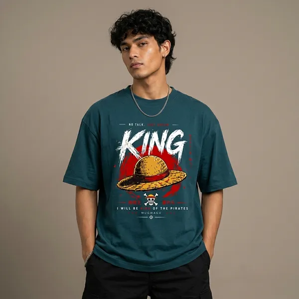 Blue_Cotton_Oversized_King_One_Piece_Anime_T_Shirt_For_Men