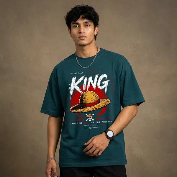Blue_Cotton_Oversized_King_One_Piece_Anime_T_Shirt_For_Men