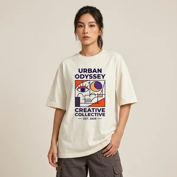 White_Cotton_Oversized_T_Shirt_For_Women