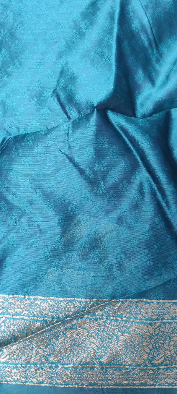 Teal_And_Purple_Satin_Silk_Zari_Work_Banarasi_Saree_For_Women