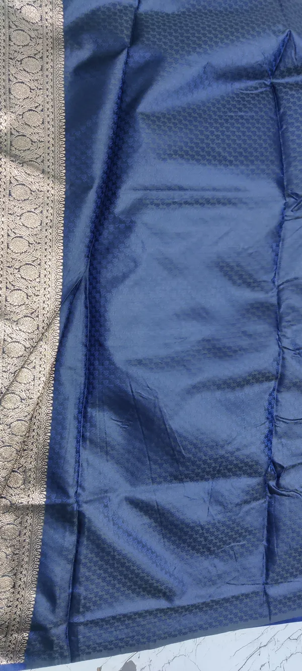 Navy_Blue_Zari_Woven_Banarasi_Saree_For_Women