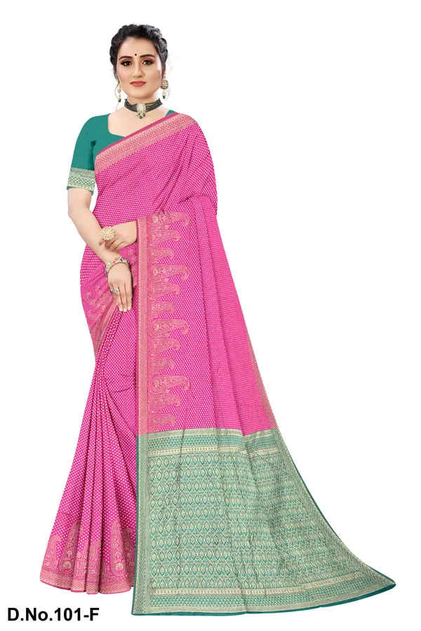 Teal_And_Pink_Satin_Silk_Zari_Woven_Banarasi_Saree_With_Blouse_For_Women