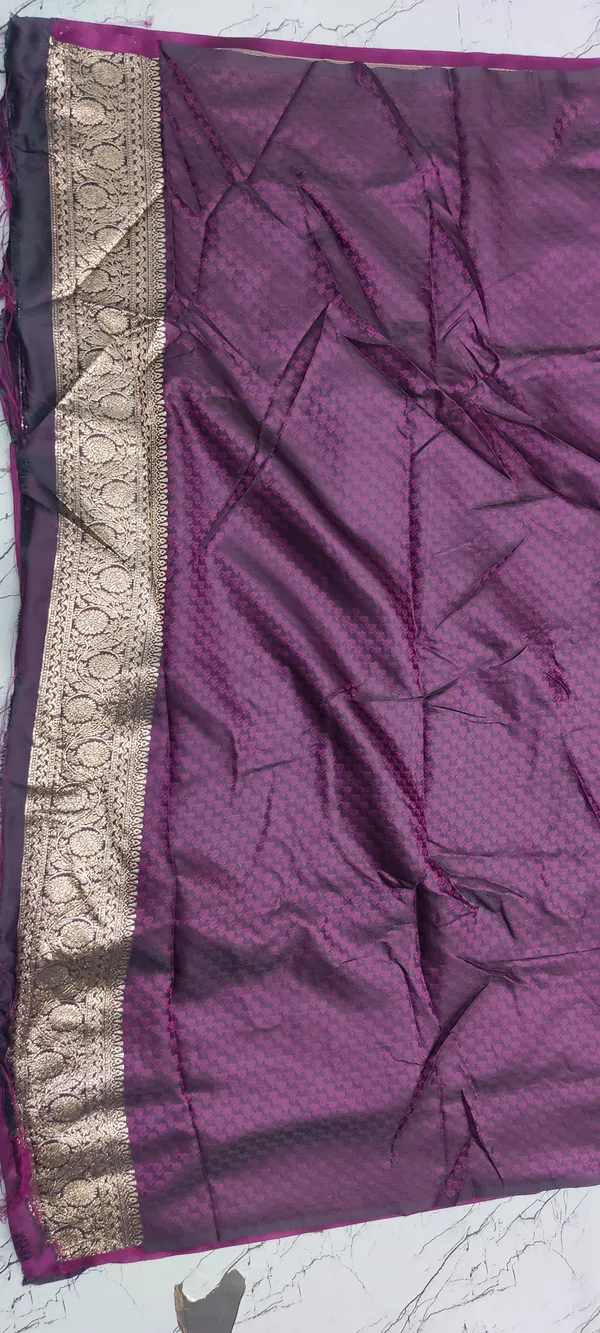 Wine_Satin_Silk_Zari_Woven_Banarasi_Saree_With_Blouse_For_Women