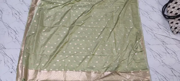 Mehandi_Satin_Silk_Zari_Woven_Banarasi_Saree_With_Blouse_For_Women